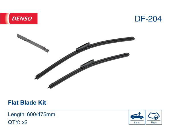 Wiper Blade - DF-204 DENSO