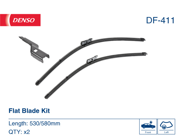 Wiper Blade - DF-411 DENSO