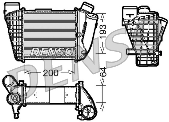 Intercooler - DIT02004 DENSO