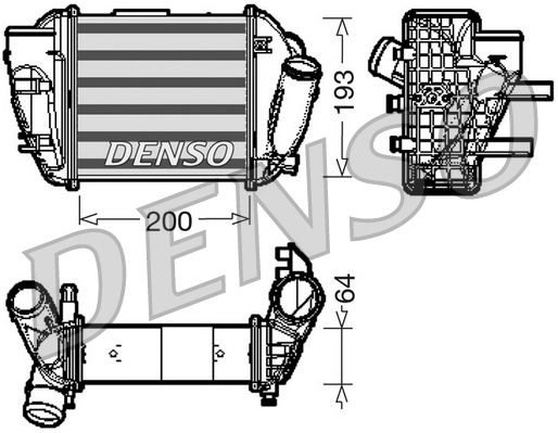 Intercooler - DIT02005 DENSO