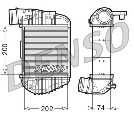 Intercooler - DIT02023 DENSO