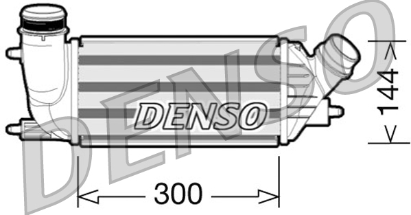 Intercooler, charger - DIT07001 DENSO