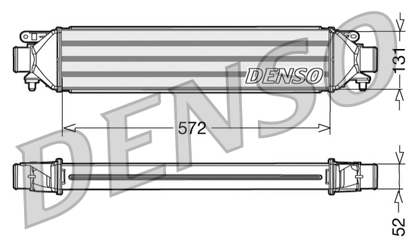 Intercooler - DIT09107 DENSO