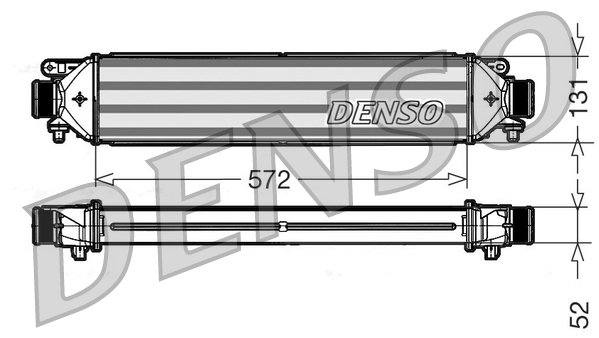 Intercooler - DIT09109 DENSO