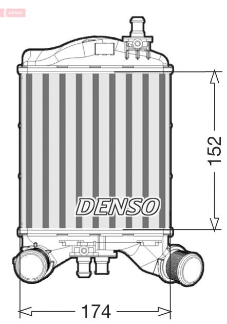 Intercooler - DIT09111 DENSO