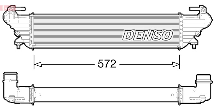 Intercooler - DIT09114 DENSO