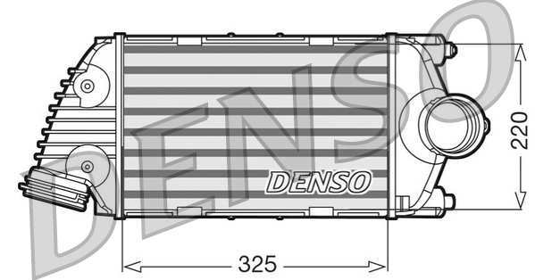 Intercooler, charger - DIT28016 DENSO