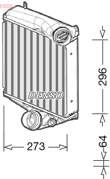 Intercooler - DIT28022 DENSO