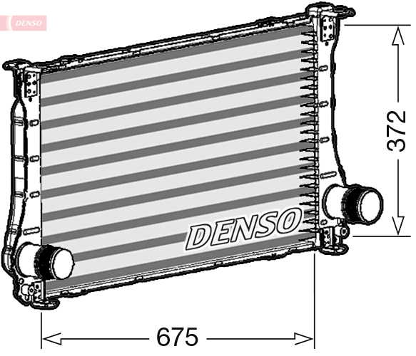 Intercooler, charger - DIT50011 DENSO