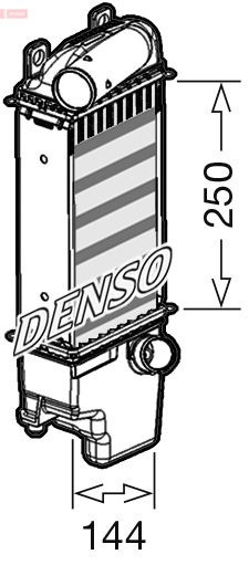 Intercooler, charger - DIT50013 DENSO