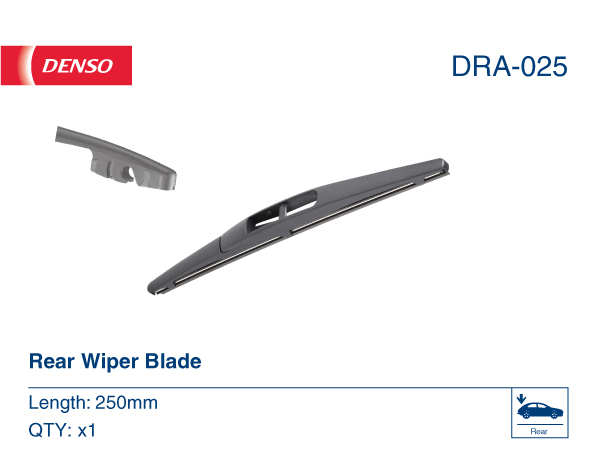 Wiper Blade - DRA-025 DENSO