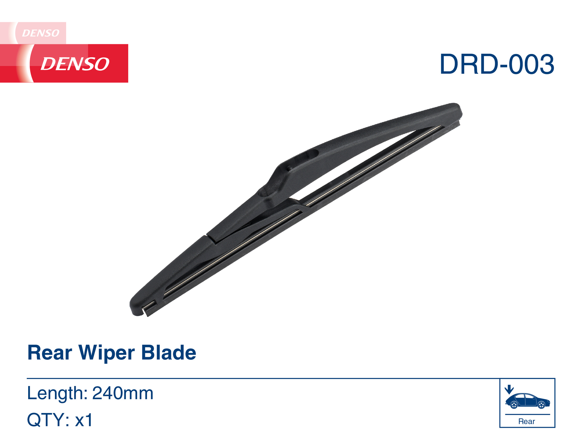 Wiper Blade - DRD-003 DENSO