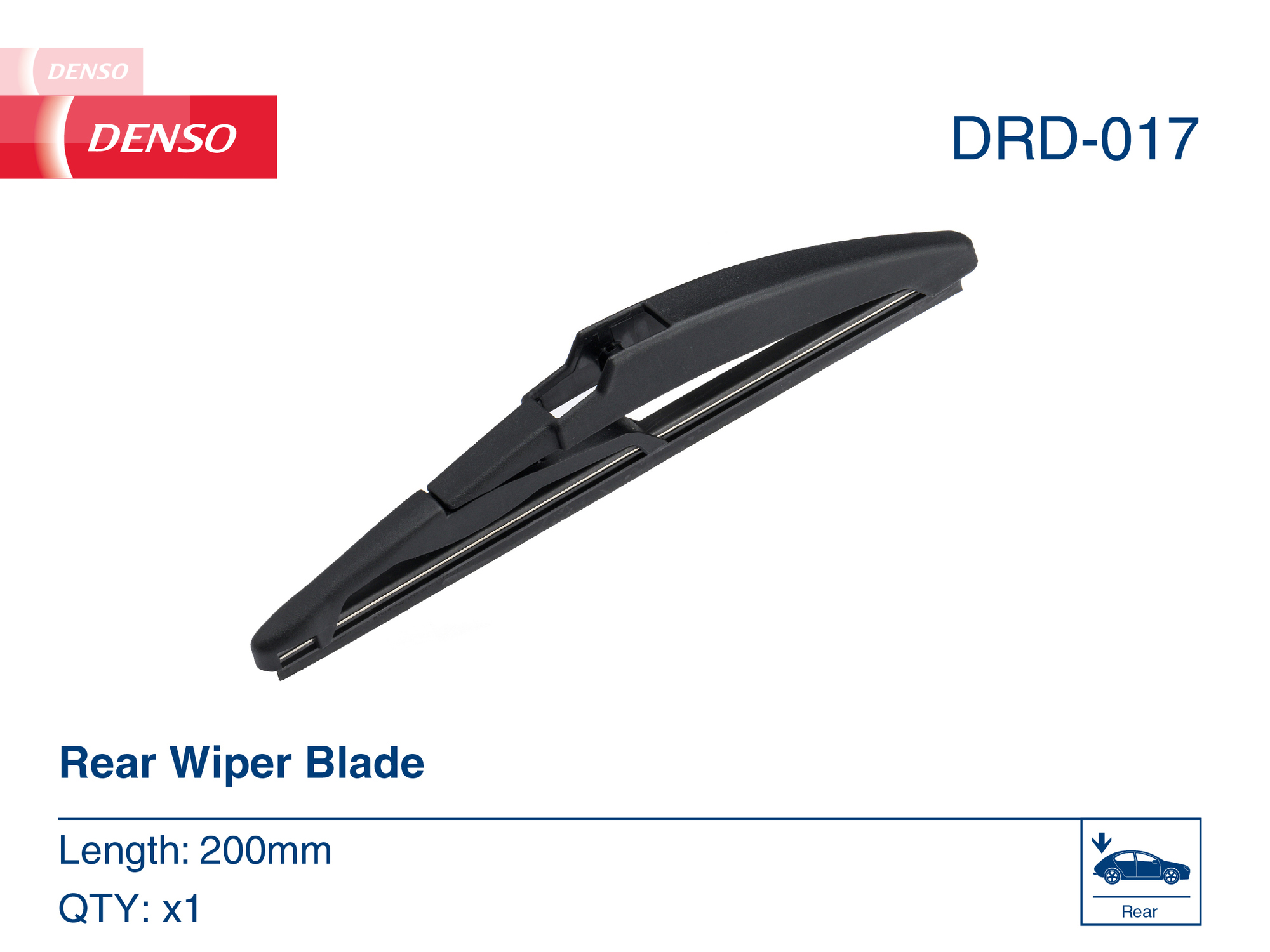 Wiper Blade - DRD-017 DENSO