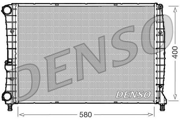 radiatorius, variklio aušinimas - DRM01002 DENSO