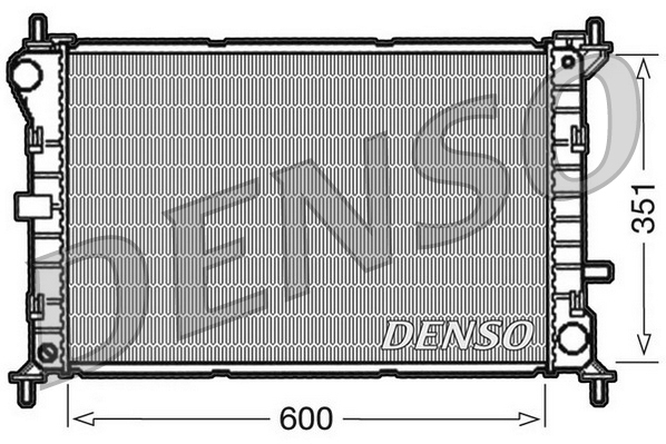 Radiator, engine cooling - DRM10051 DENSO