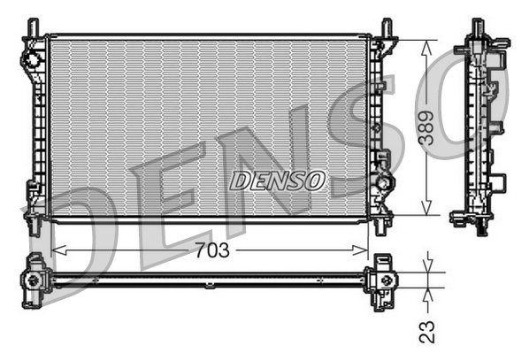 Radiatore, Raffreddamento motore - DRM10108 DENSO