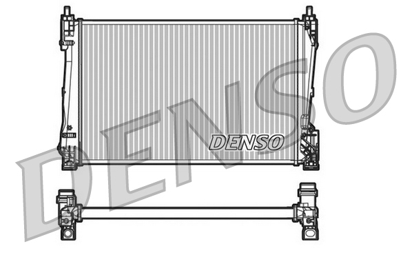 Radiator, engine cooling - DRM20090 DENSO