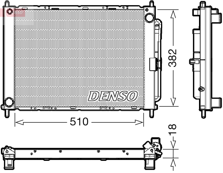 Gruppo raffreddamento - DRM23111 DENSO