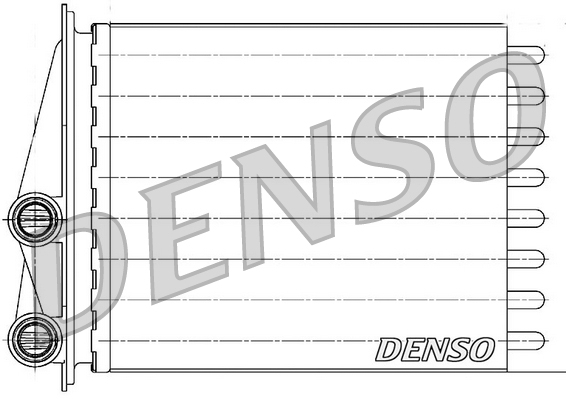 Теплообменник, отопление салона - DRR23020 DENSO