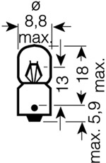 Bulb, interior light - 3797 ams-OSRAM