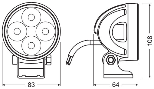 prožektorius - LEDDL119-WD ams-OSRAM