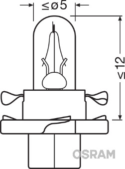 Bulb, instrument lighting - 2352MFX6 ams-OSRAM