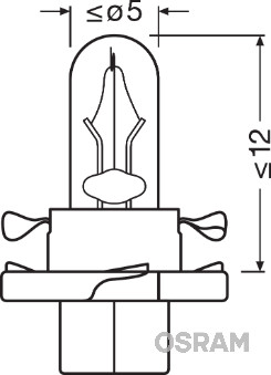 Bulb, instrument lighting - 2452MFX6 ams-OSRAM