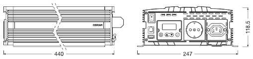 Лампа накаливания, освещение щитка приборов - 2722MF ams-OSRAM