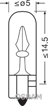 Bulb, interior light - 2721 ams-OSRAM