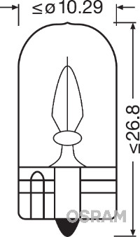 Bulb, interior light - 2841 ams-OSRAM