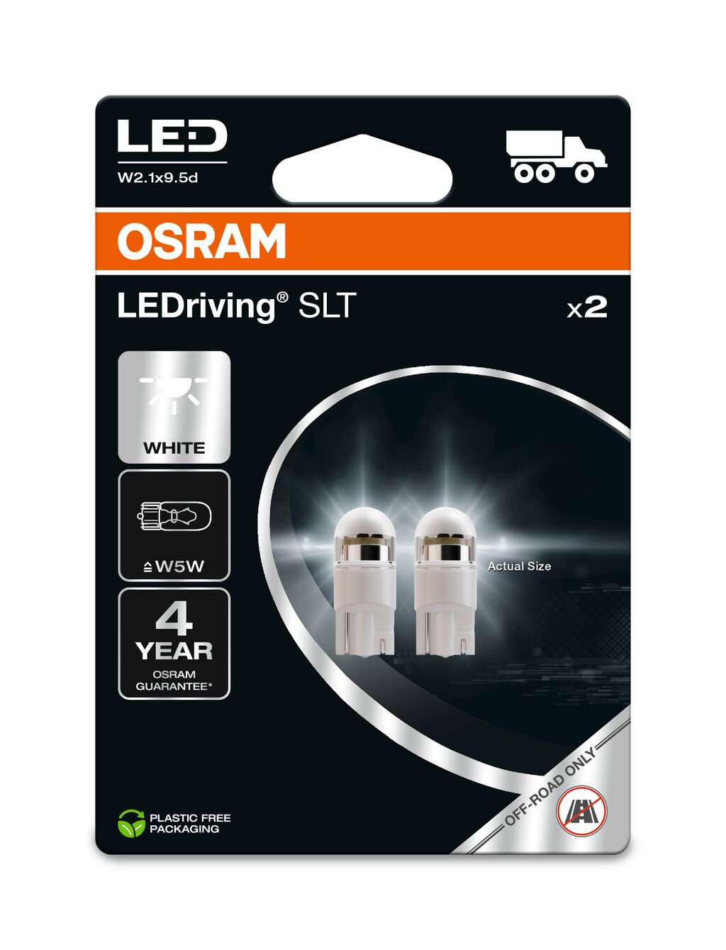 Лампа накаливания, фонарь указателя поворота - 2845DWP-2BL ams-OSRAM