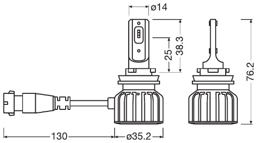 Bulb, worklight - 64211DWBRT-2HFB ams-OSRAM