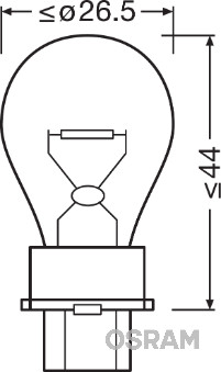 Bulb, indicator - 3156 ams-OSRAM