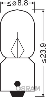 Bulb, interior light - 3796 ams-OSRAM