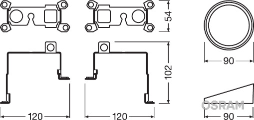 Lampadina, Faro di profondità - 64210ALL ams-OSRAM