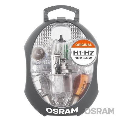 asortimentas, lemputės - CLK H1/H7 ams-OSRAM
