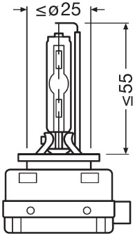 lemputė, prožektorius - 66140CBN ams-OSRAM