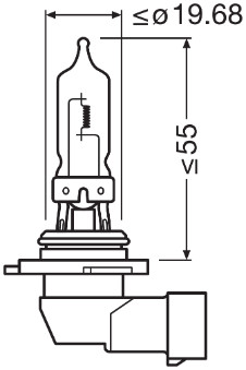 lemputė, prožektorius - 9005 ams-OSRAM