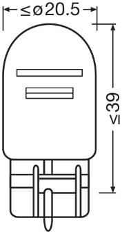 Bulb, indicator - 7515-2BL ams-OSRAM