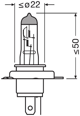 lemputė, prožektorius - 64181L ams-OSRAM