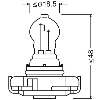 Лампа накаливания, фонарь указателя поворота - 5202 ams-OSRAM