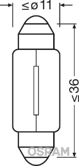 Bulb, interior light - 6461 ams-OSRAM