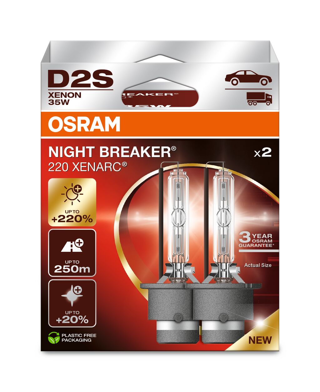 Lampadina, Faro di profondità - 66240XN2-2HB ams-OSRAM