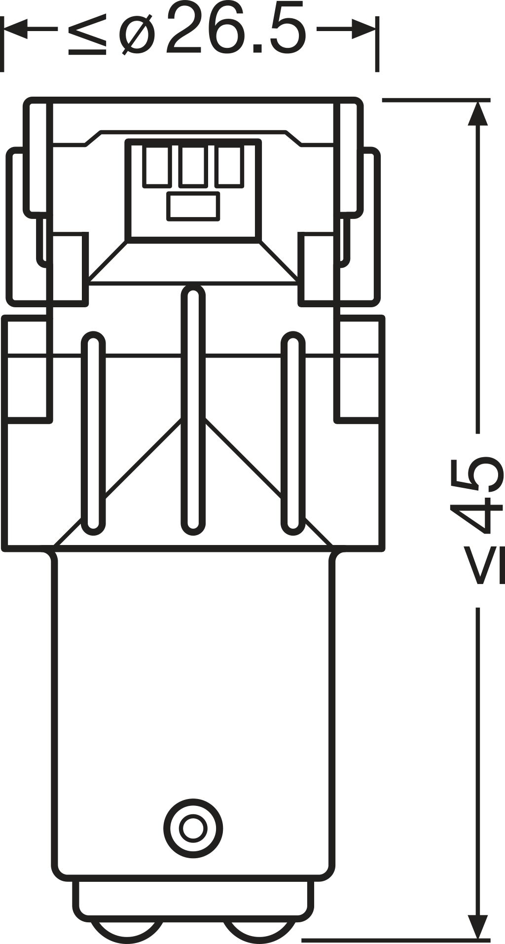 Лампа накаливания - 7528DWP-2BL ams-OSRAM