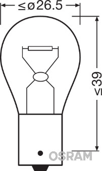 Glühlampe, Innenraumleuchte - 3886X ams-OSRAM