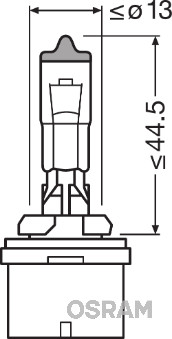 Bulb, headlight - 880 ams-OSRAM
