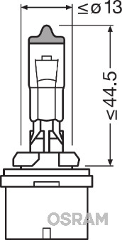 Bulb, headlight - 881 ams-OSRAM