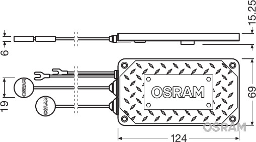 lemputė, prožektorius - 64210NL-01B ams-OSRAM