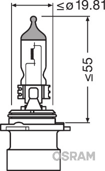 Glühlampe, Innenraumleuchte - 6461 ams-OSRAM