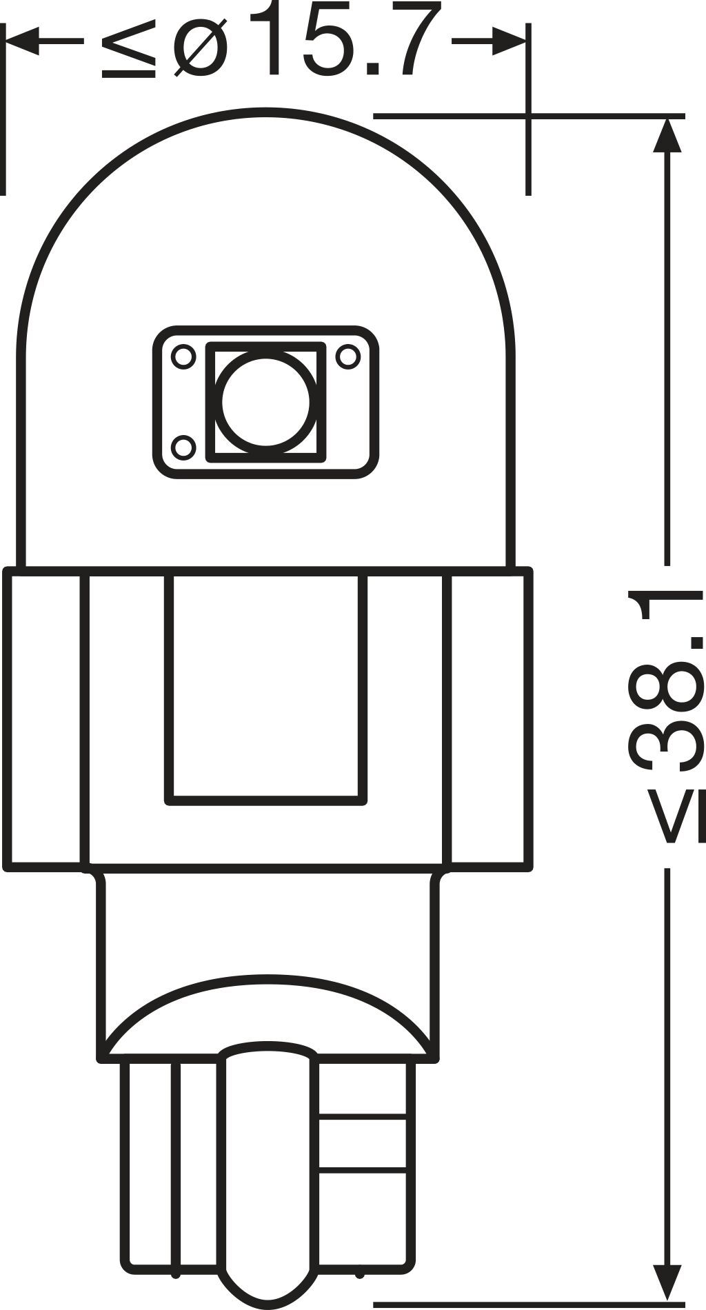 Bulb, interior light - 921DWP-2BL ams-OSRAM